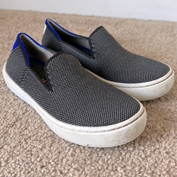 Rothy’s The Kids Sneaker Steel Grey Slip On - Picture 2 of 10